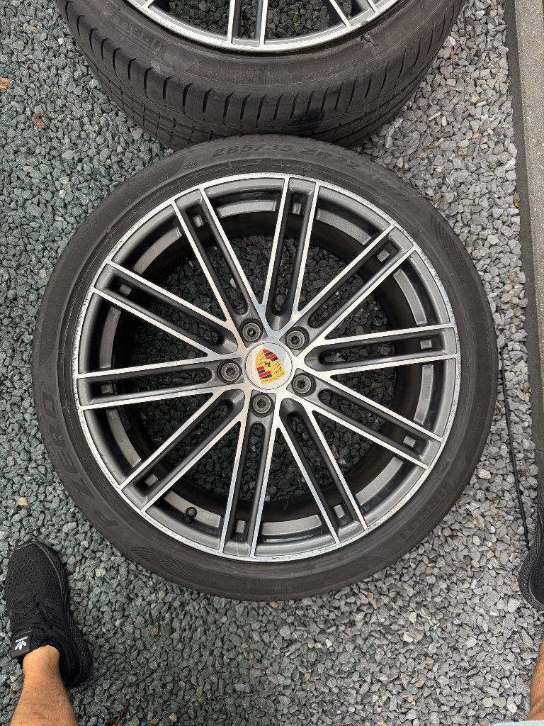 Jantes Porsche Cayenne 22 pouces 2 pièces, Autos : Pièces & Accessoires, Pneus été, Autres dimensions, Enlèvement, Utilisé