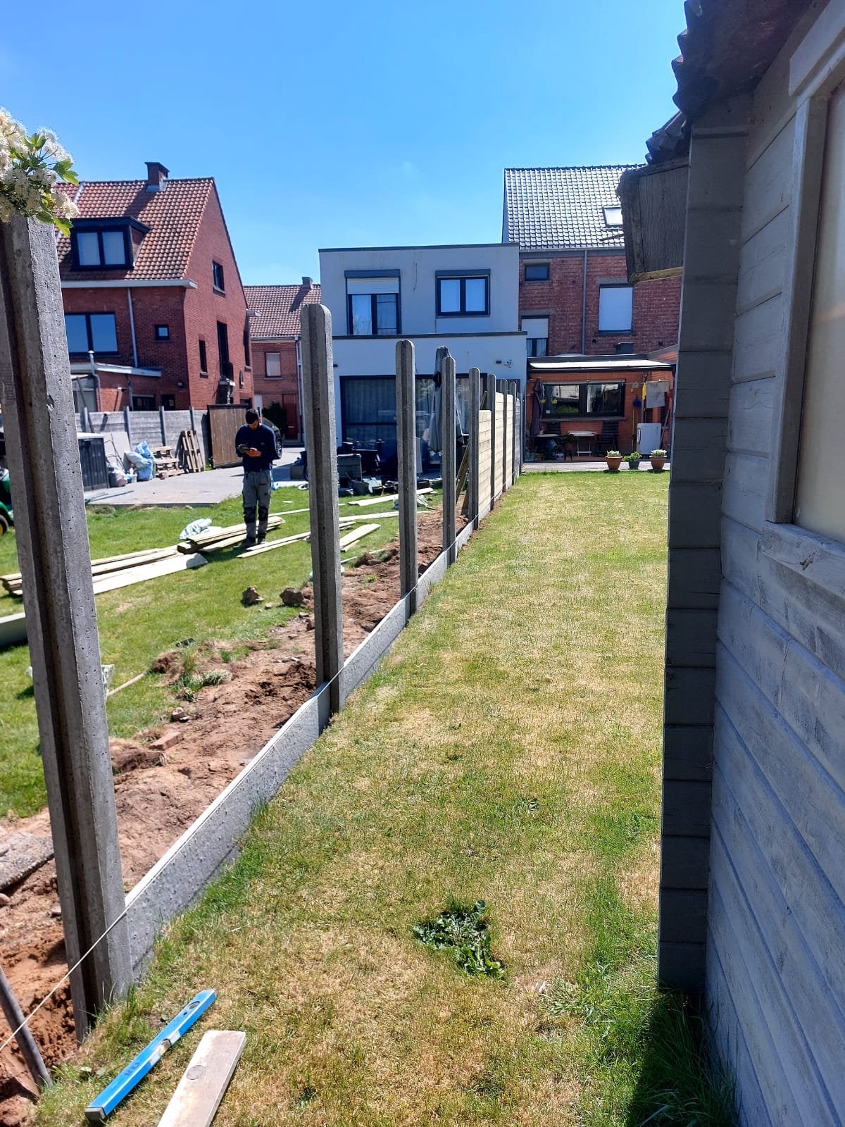 PREMIUM TUINAFSLUITING – TAND & GROEF – €119/M, Ophalen of Verzenden, Zo goed als nieuw, Hout
