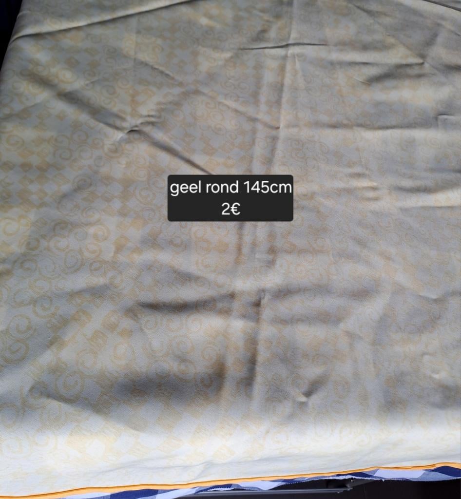 Tafelkleed rond 145cm, Ophalen of Verzenden, Rond
