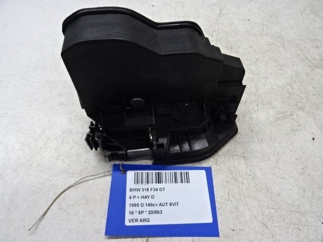 SERRURE DE PORTE ARRIÈRE GAUCHE 3 serie Gran Turismo (F34), Utilisé, Arrière, BMW