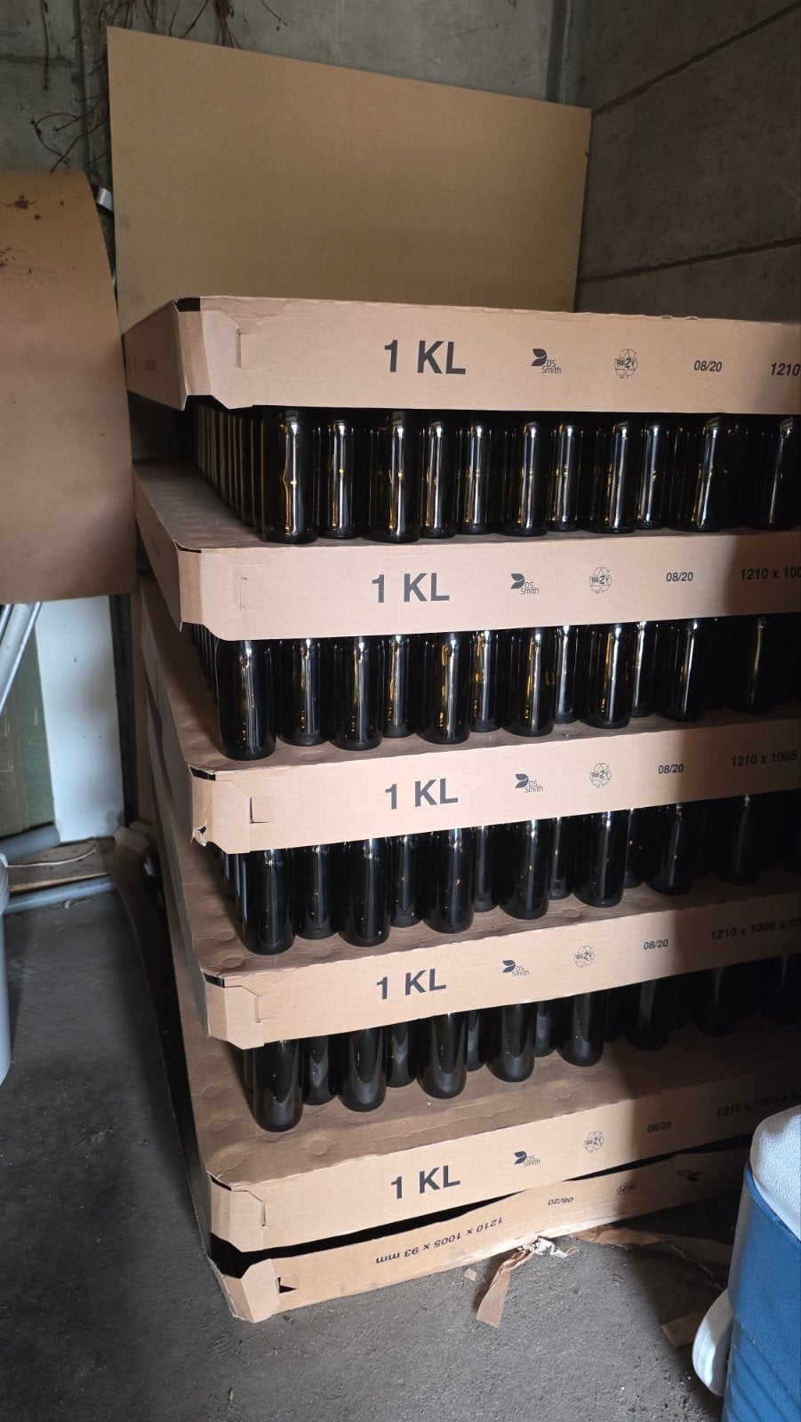 Bierflessen Vichy 33cl 26mm, per 100 stuks. Hobbybrouwen., Ophalen