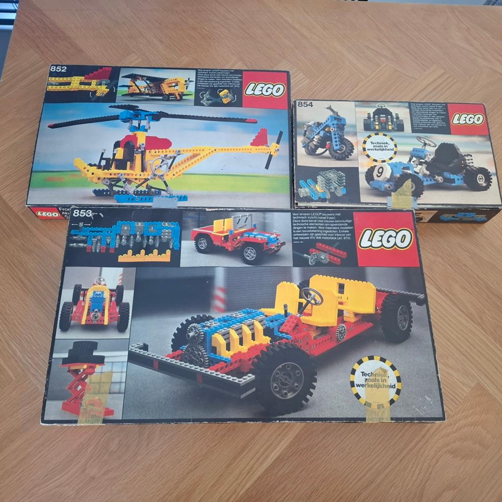 Lego technic 852 853 854, Ophalen of Verzenden, Lego, Technic
