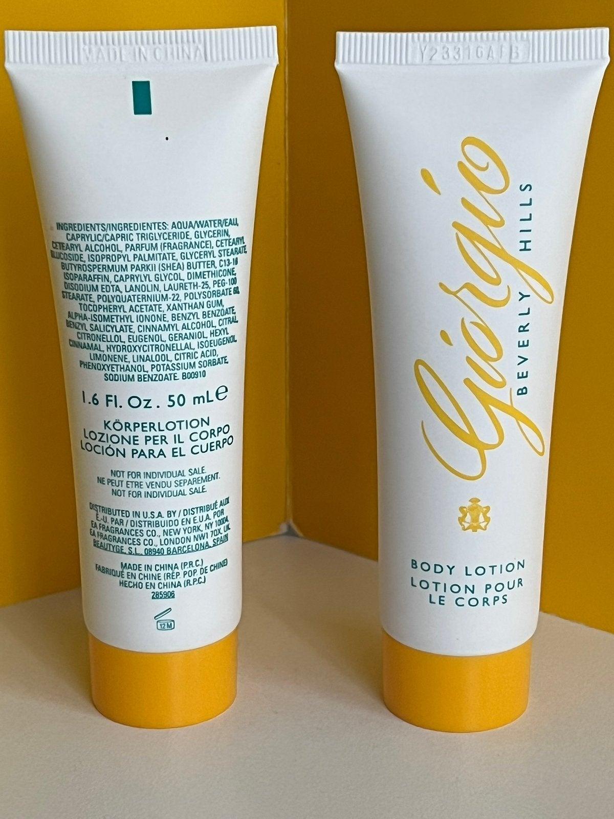 2 tubes Bodylotion van Georgio Beverly Hills. Nieuw!, Ophalen of Verzenden, Nieuw