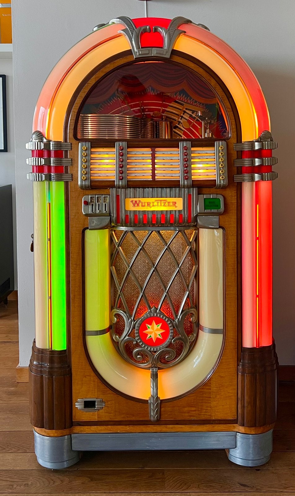 Wurlitzer 1015 jukebox ORIGINELE STAAT, Ophalen, Zo goed als nieuw, Wurlitzer