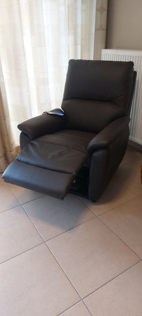 relaxzetel, Maison & Meubles, Fauteuils, Neuf, Moins de 75 cm, Enlèvement, Cuir