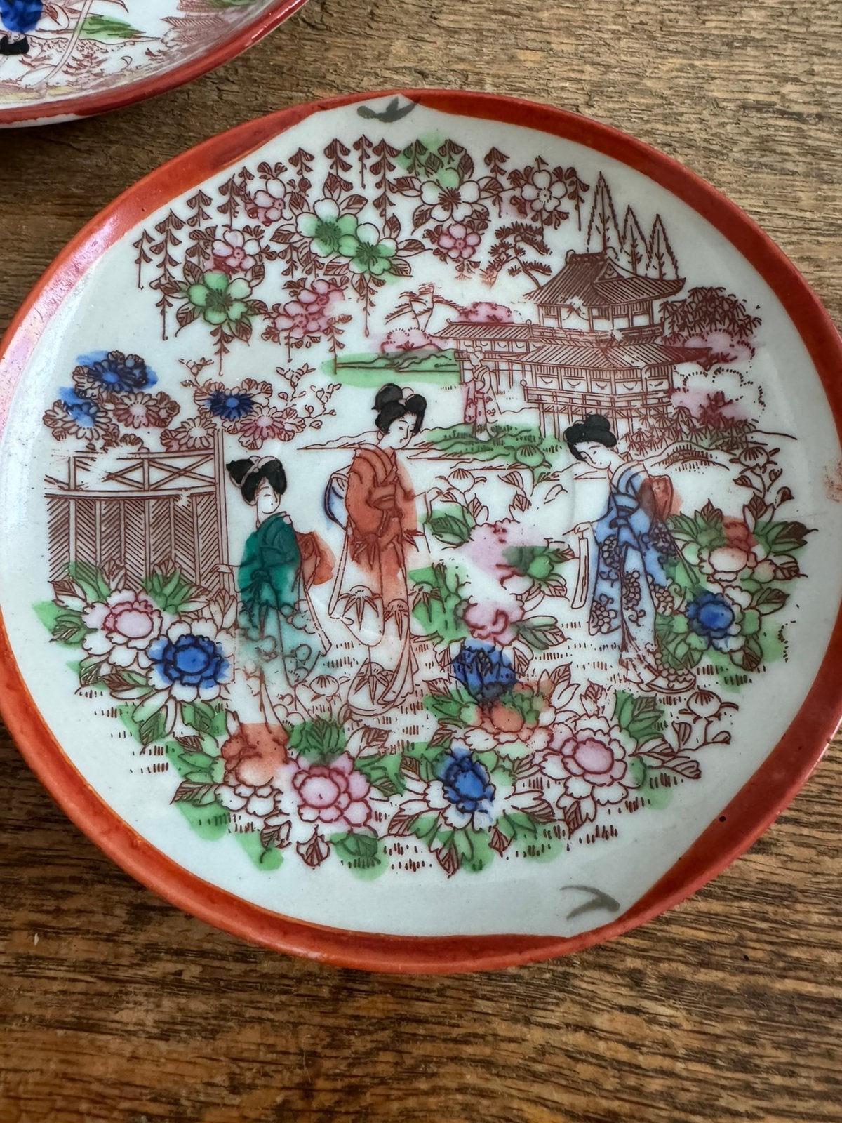 Service à thé en porcelaine à bol à œufs japonais lithofanie, Ophalen of Verzenden