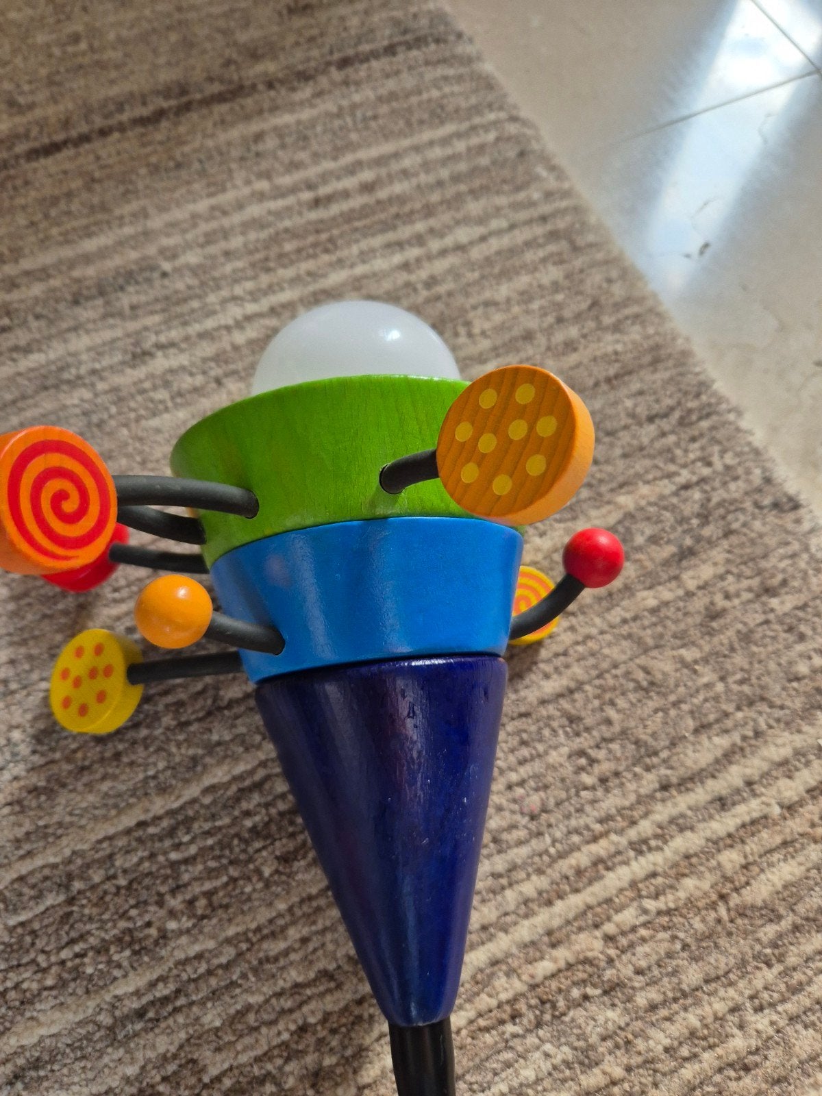 Haba vintage confetti bureau design lamp, Enlèvement