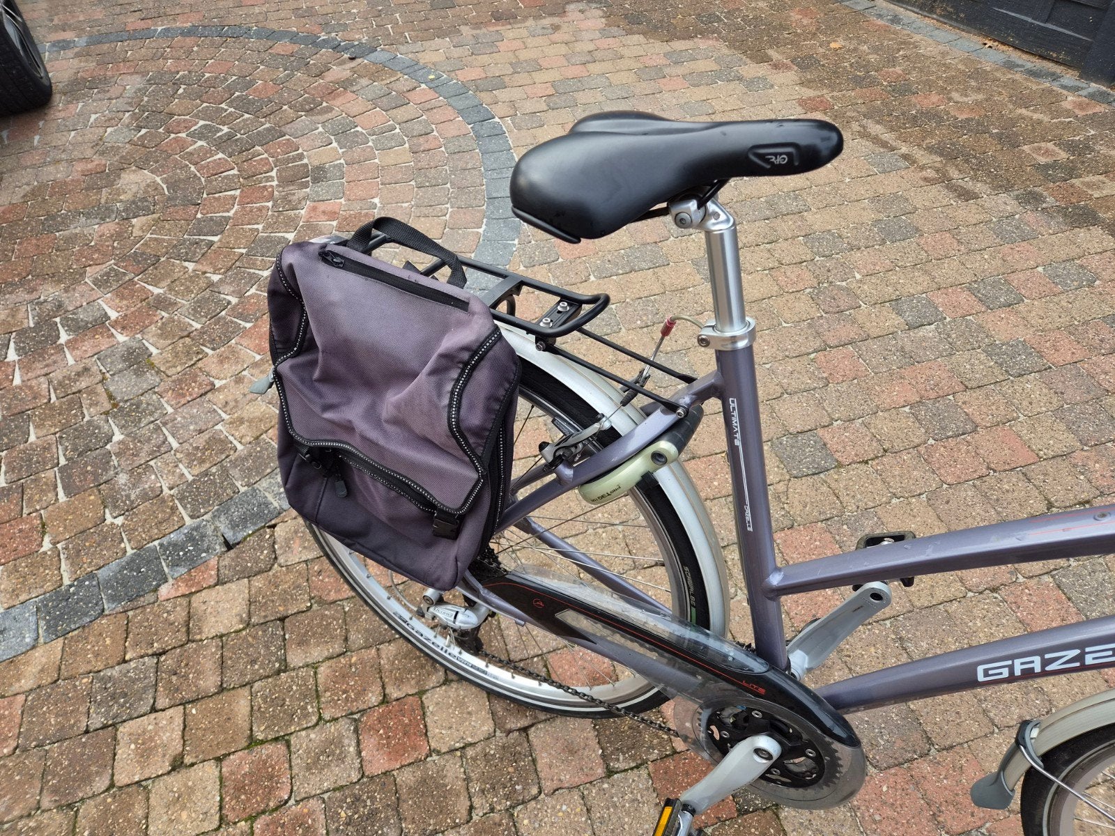 Gazelle ultimatum damesfiets, Fietsen en Brommers, Ophalen, Gebruikt, Velgrem, Versnellingen