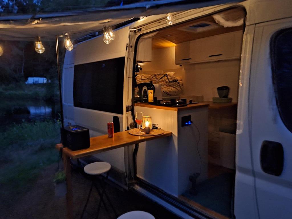 Zelfbouw camper lichte vracht, Caravans en Kamperen, Mobilhomes, Ladder, Boiler, Tot en met 3, Particulier