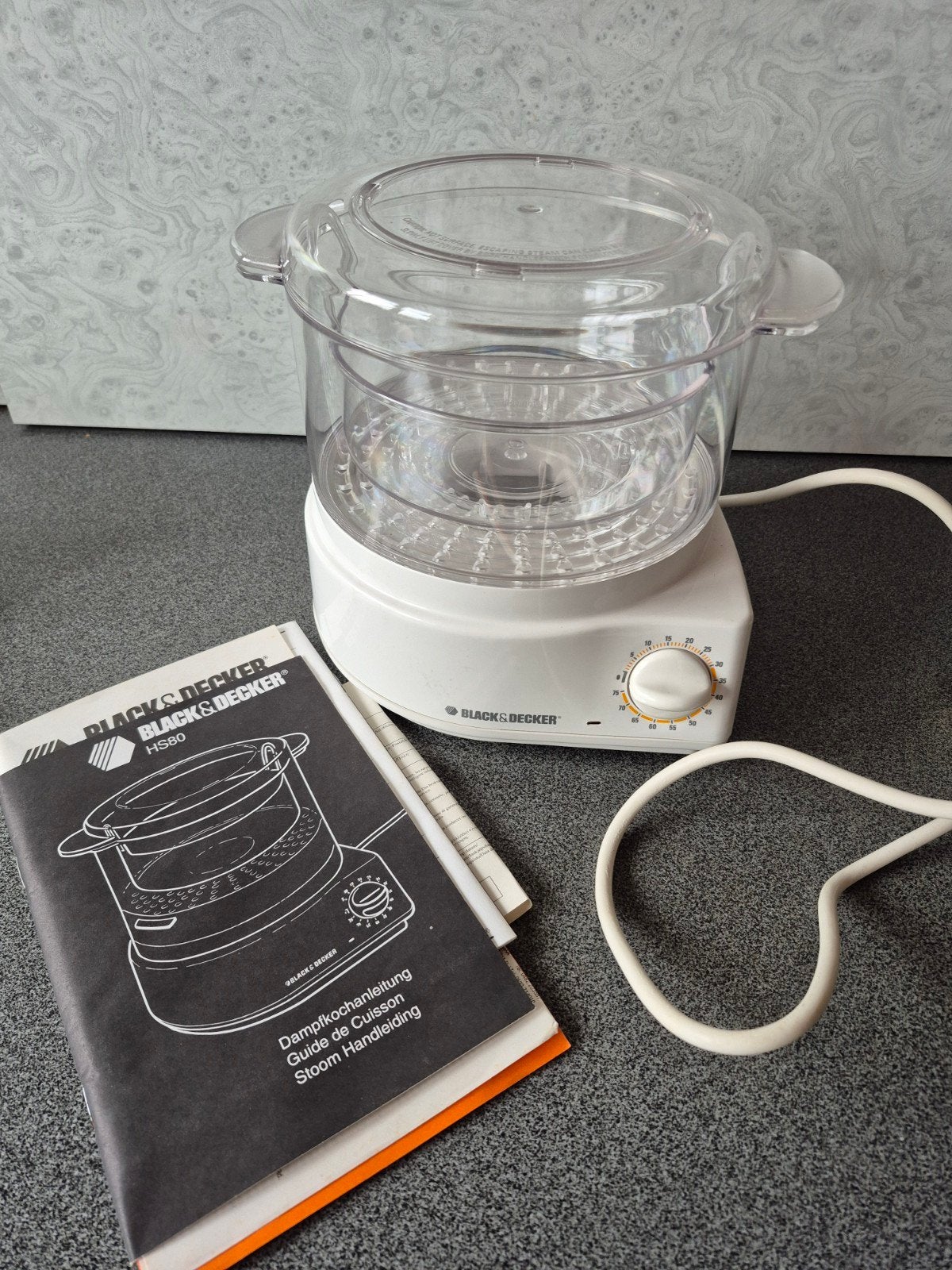 Cuiseur à vapeur pratique Vintage Black & Decker HS80 (cuise, Enlèvement, Neuf