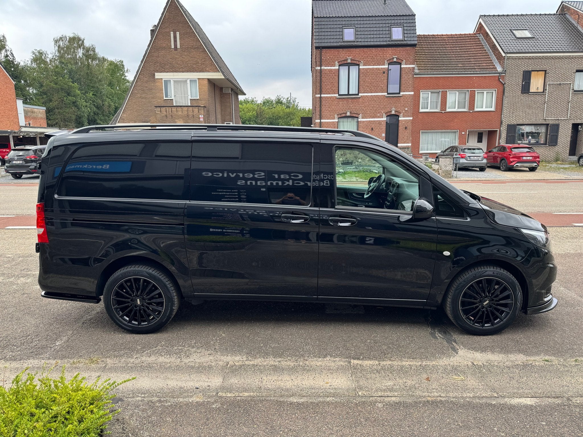 Mercedes-Benz Vito Lang 2.0D 163PK Automaat + spoilerpack 37, Auto's, Gebruikt, 4 cilinders, Zwart, 120 kW