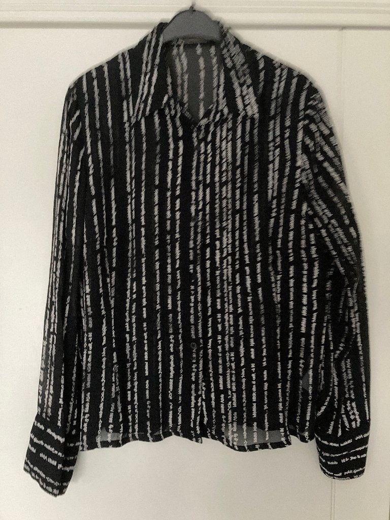 Modieuze bloes Porcini, Kleding | Dames, Zwart, Maat 42/44 (L), Porcini, Ophalen of Verzenden
