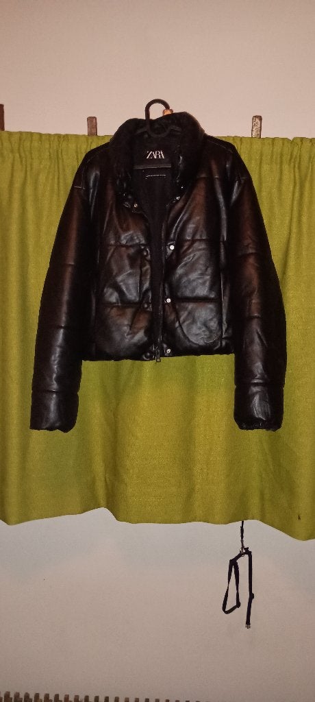 Zwarte jas zara, Kleding | Dames, Ophalen, Maat 42/44 (L), Zo goed als nieuw, Zara