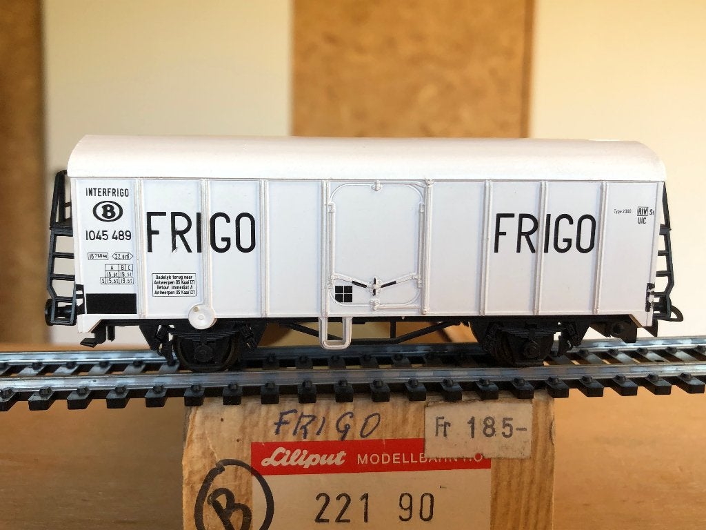 LILIPUT 22190 SNCB WAGON I FRIGORIFIQUE HO, Hobby & Loisirs créatifs, Envoi, Wagon, Liliput