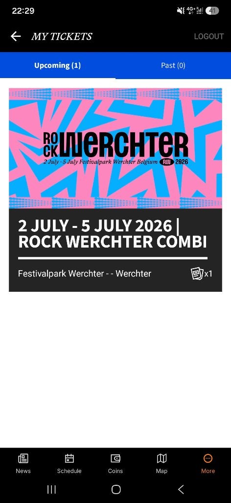 Rock Werchter COMBI ticket 2-5 Juillet, Tickets & Billets, Concerts | Autre, Une personne, Juillet