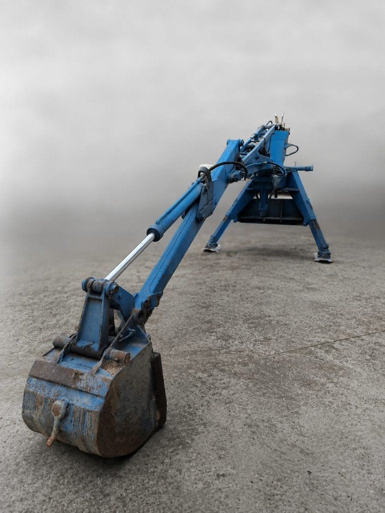 Gedragen graafkraan, Enlèvement, Excavatrice