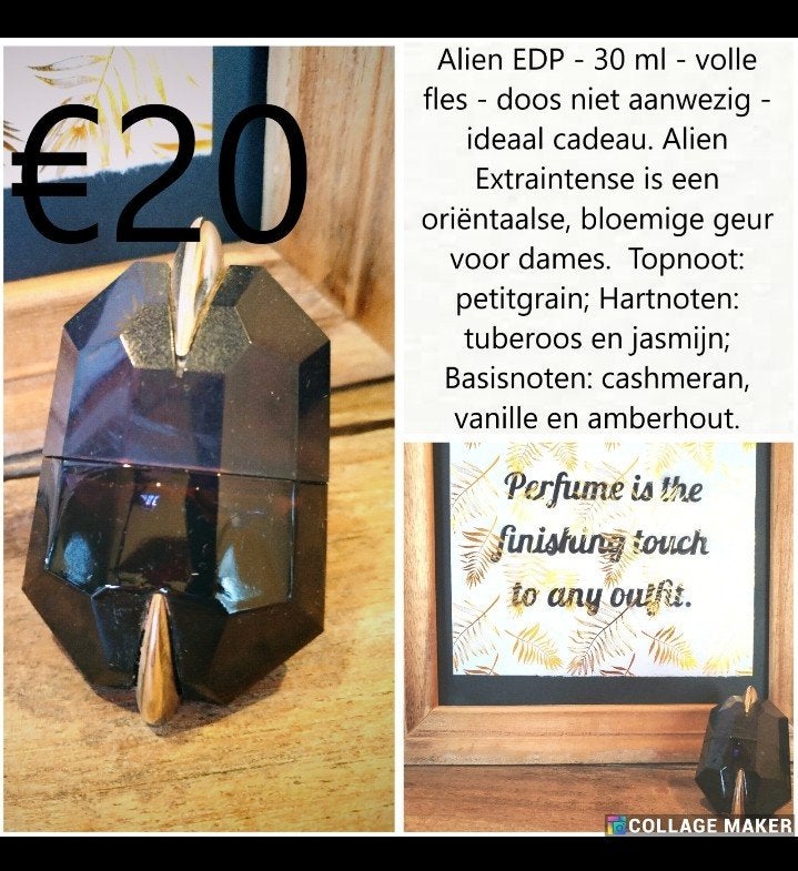 Alien Thierry Mughler - EDP 30ML, Ophalen of Verzenden, Zo goed als nieuw