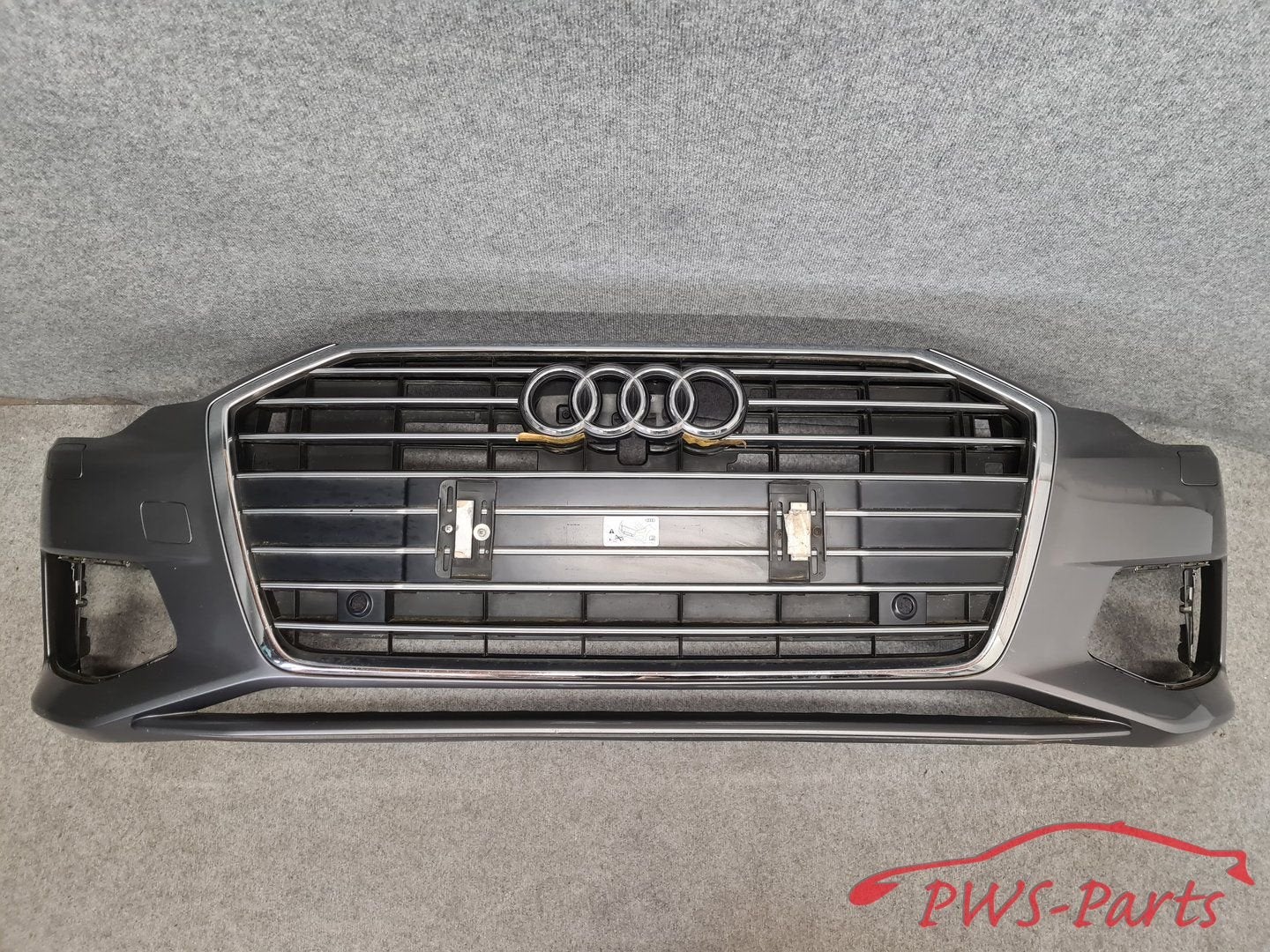 AUDI A6 C8 4K VOORBUMPER GRILL ORIGINEEL, Auto-onderdelen, Gebruikt, -, Voor, -