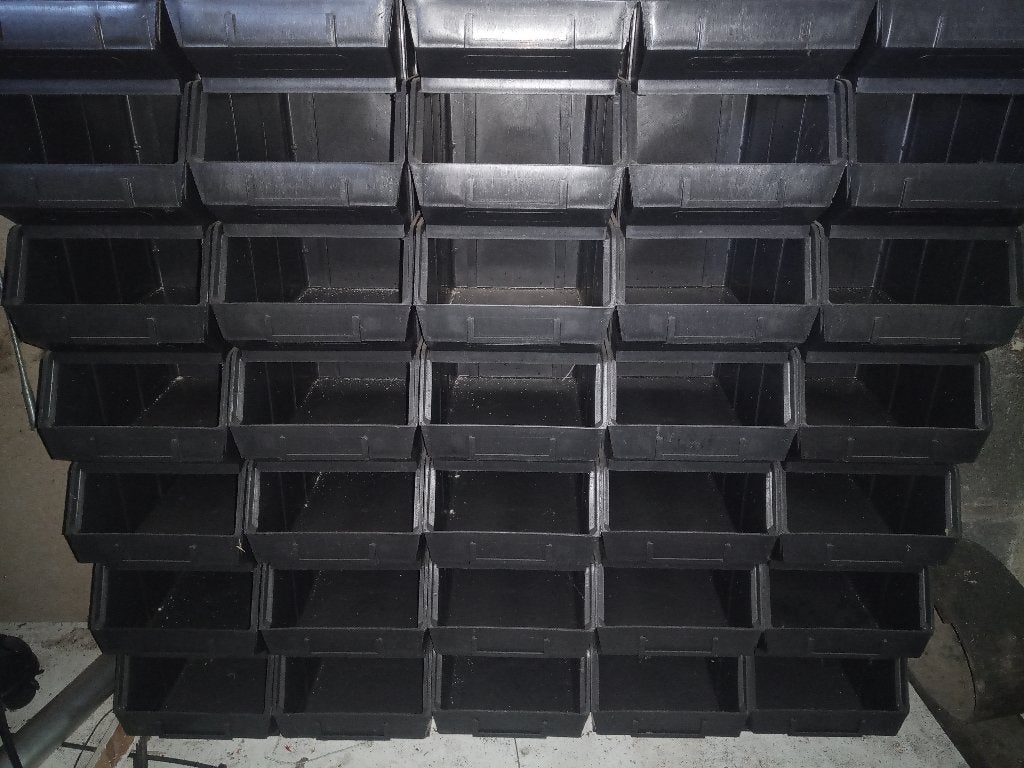 Plastic sorteer bakken zwart 140B *240D *110H (35x), Enlèvement, Neuf, Boîte ou Caisse