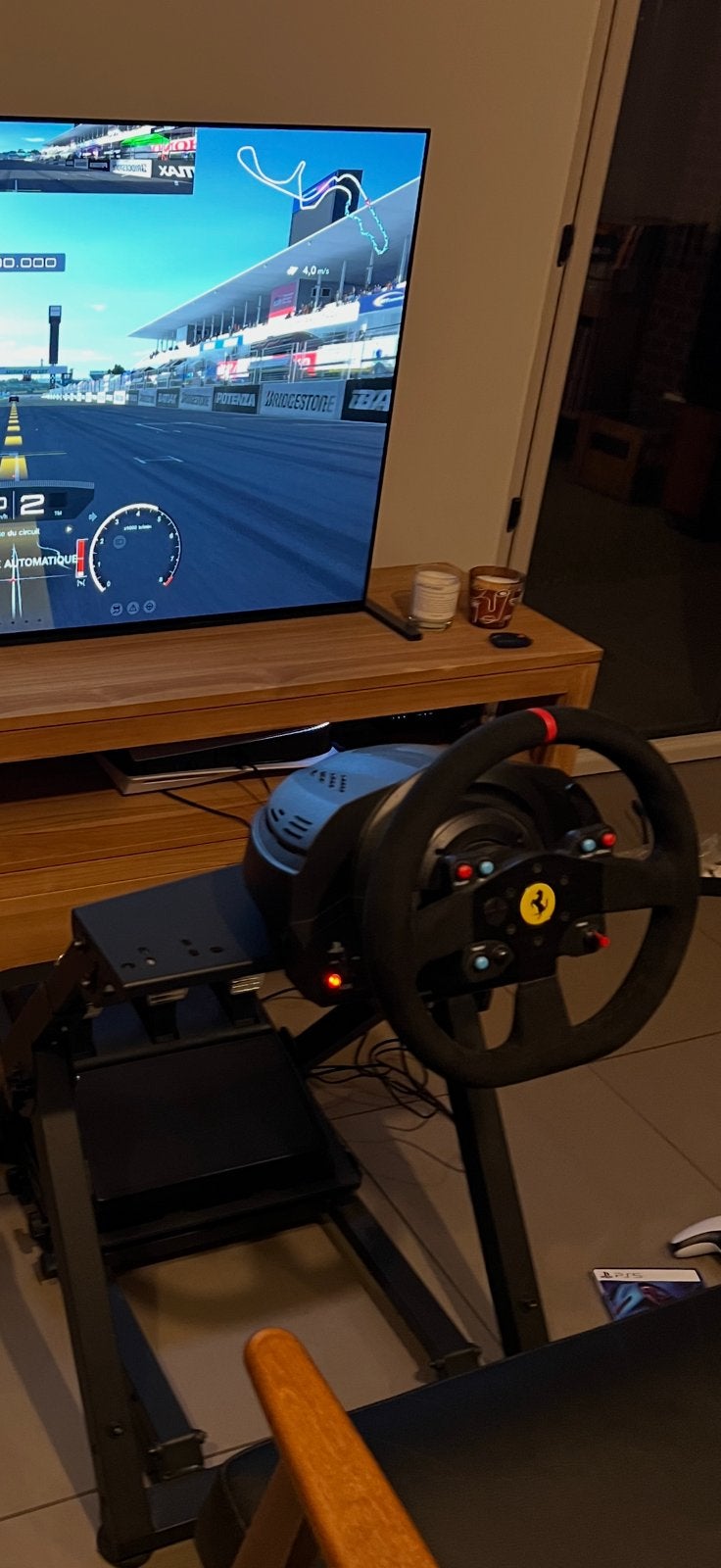Volant Thrustmaster T300 RS Ferrari Alcantara PC / PS4 / PS5, Volant de course, Retour de force, Enlèvement, Thrustmaster