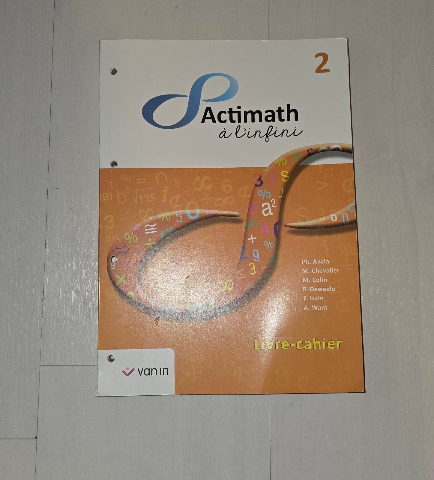Actimath à l'infini 2 -cahier NEUF jamais utulisé (j'en ai 2, Enlèvement, Neuf, Secondaire, Mathématiques A