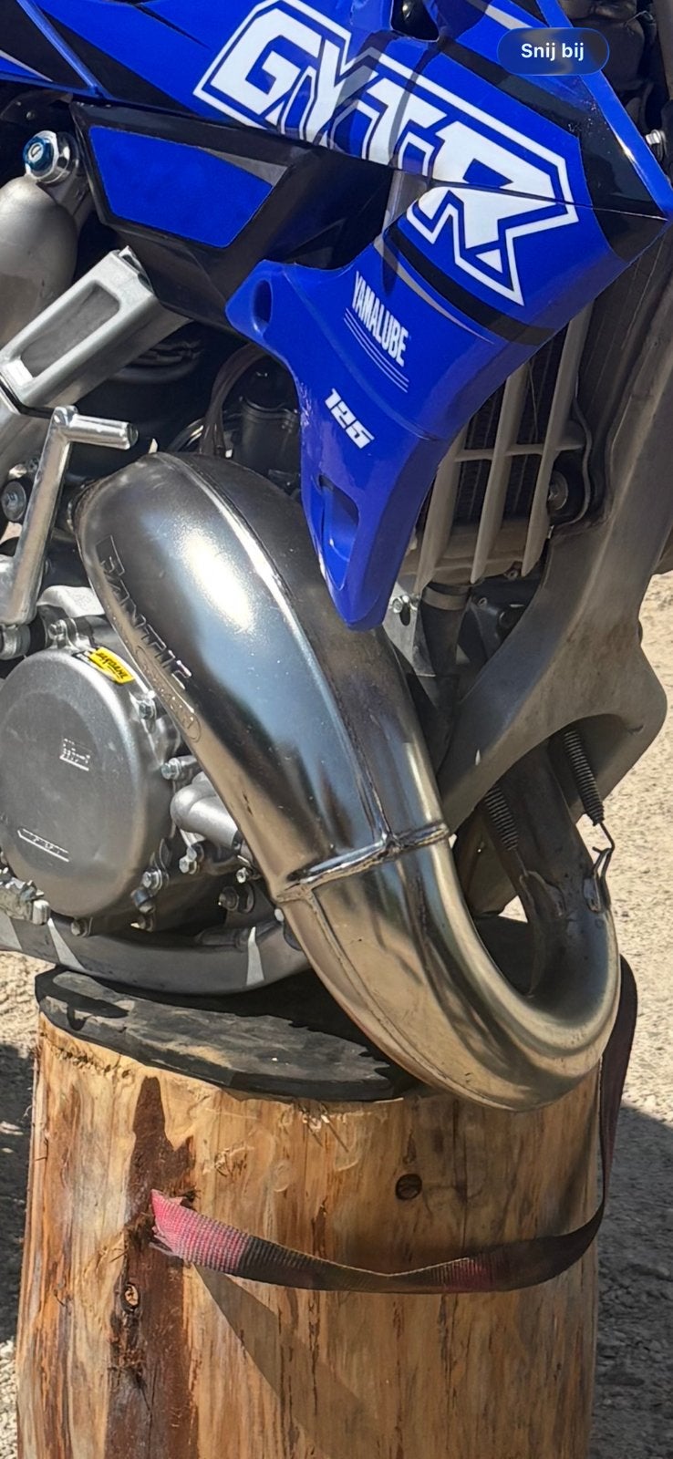 Fmf demper + voorbocht fantic/yamaha 125 2005-2021, Motoren, Ophalen