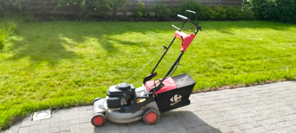 Benzine grasmachine STIGA NP 534 TR/E 3S - Mulch, Tuin en Terras, Grasmaaiers, Ophalen, Cirkelmaaier, Versnellingen, Gebruikt