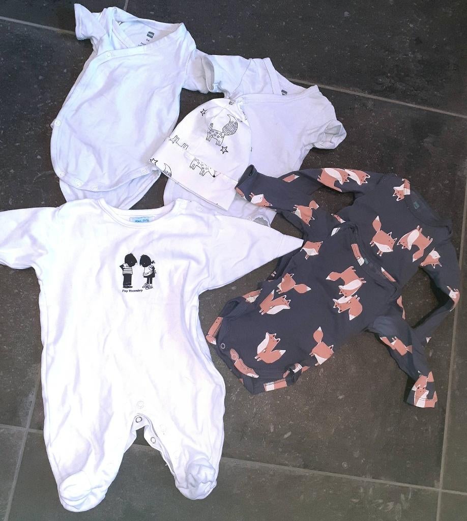 Baby kleding 6 stuks Hema 50-56, Ophalen of Verzenden, Nieuw, Maat 50