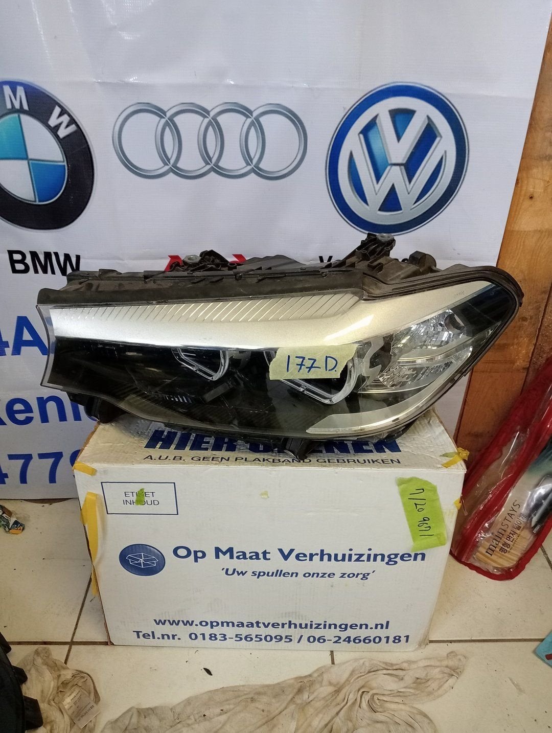 Koplamp BMW 5 Serie G30 G31 Full Led Links 849911101 Origine, Auto-onderdelen, Gebruikt, -, -, Ophalen of Verzenden