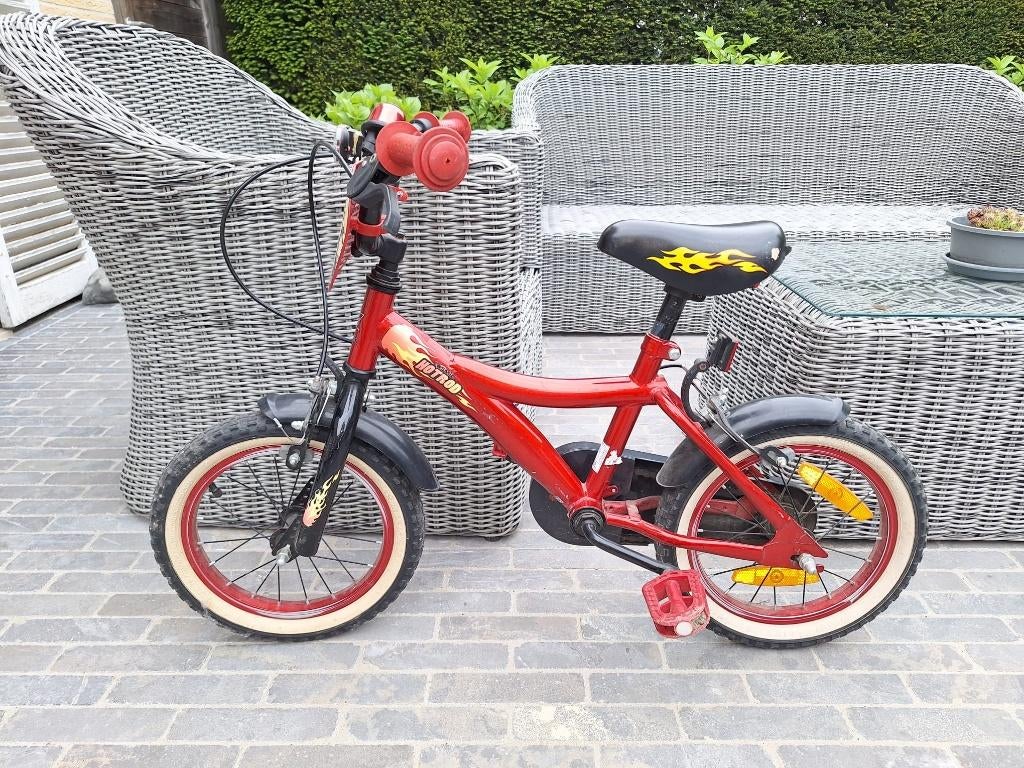 Kinderfiets Cosmic Hotrod 14 inch – Ideaal voor 3 tot 5 jaar, Gebruikt, 14 inch of minder, Schijfrem, Ophalen