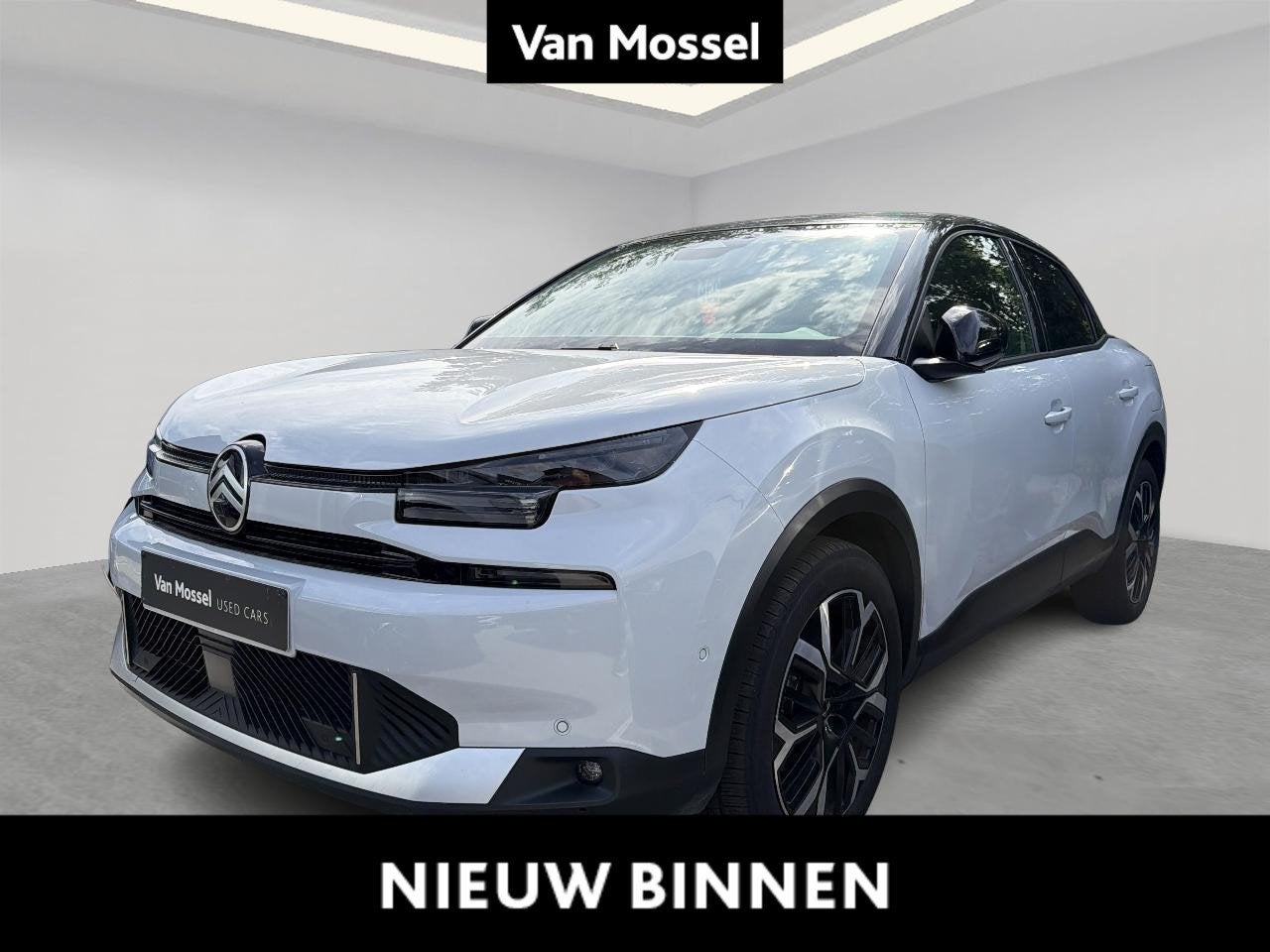 Citroen C4 Hybrid 145 ch Automatic MAX, Auto's, Stof, Gebruikt, 700 kg, Wit