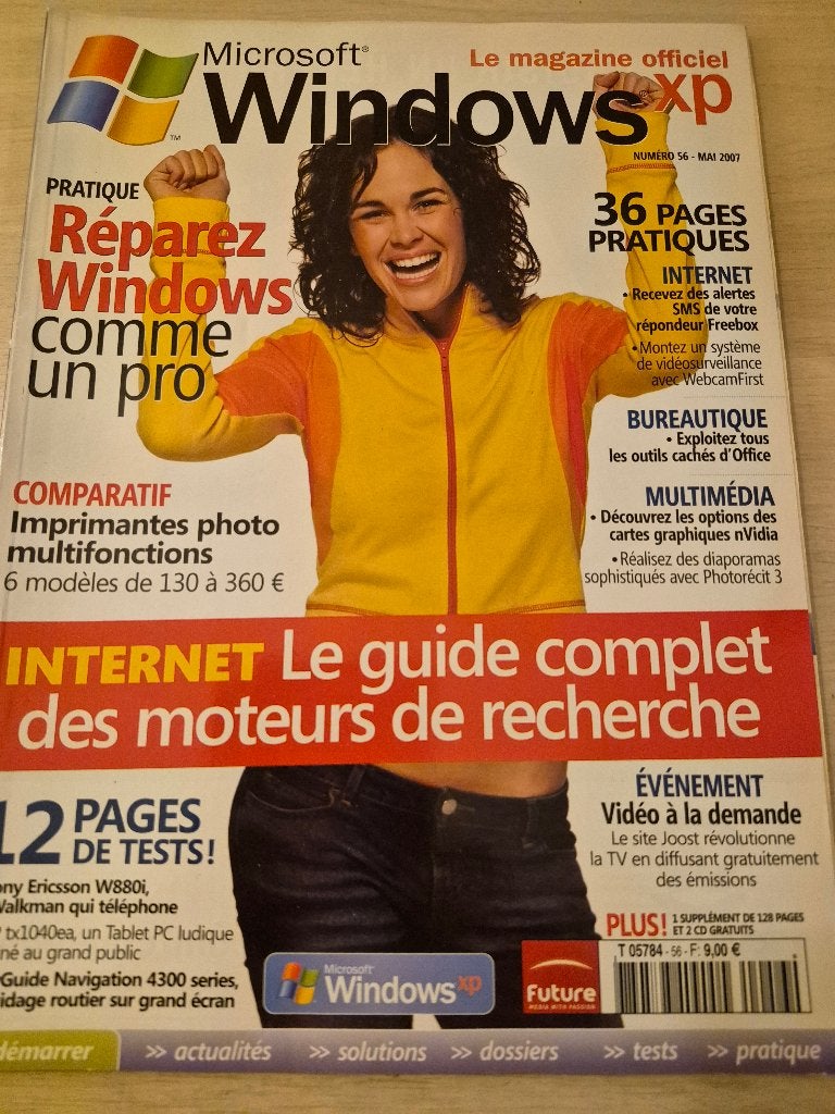 Magazine officiel Windows xp 56, Collections, Revues, Journaux & Coupures, Enlèvement ou Envoi, 1980 à nos jours, Journal ou Magazine