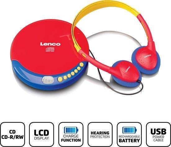 Lenco CD-021KIDS - Nieuwe Discman - 25 EUR, Audio, Tv en Foto, Walkmans, Discmans en Minidiscspelers, Discman, Ophalen