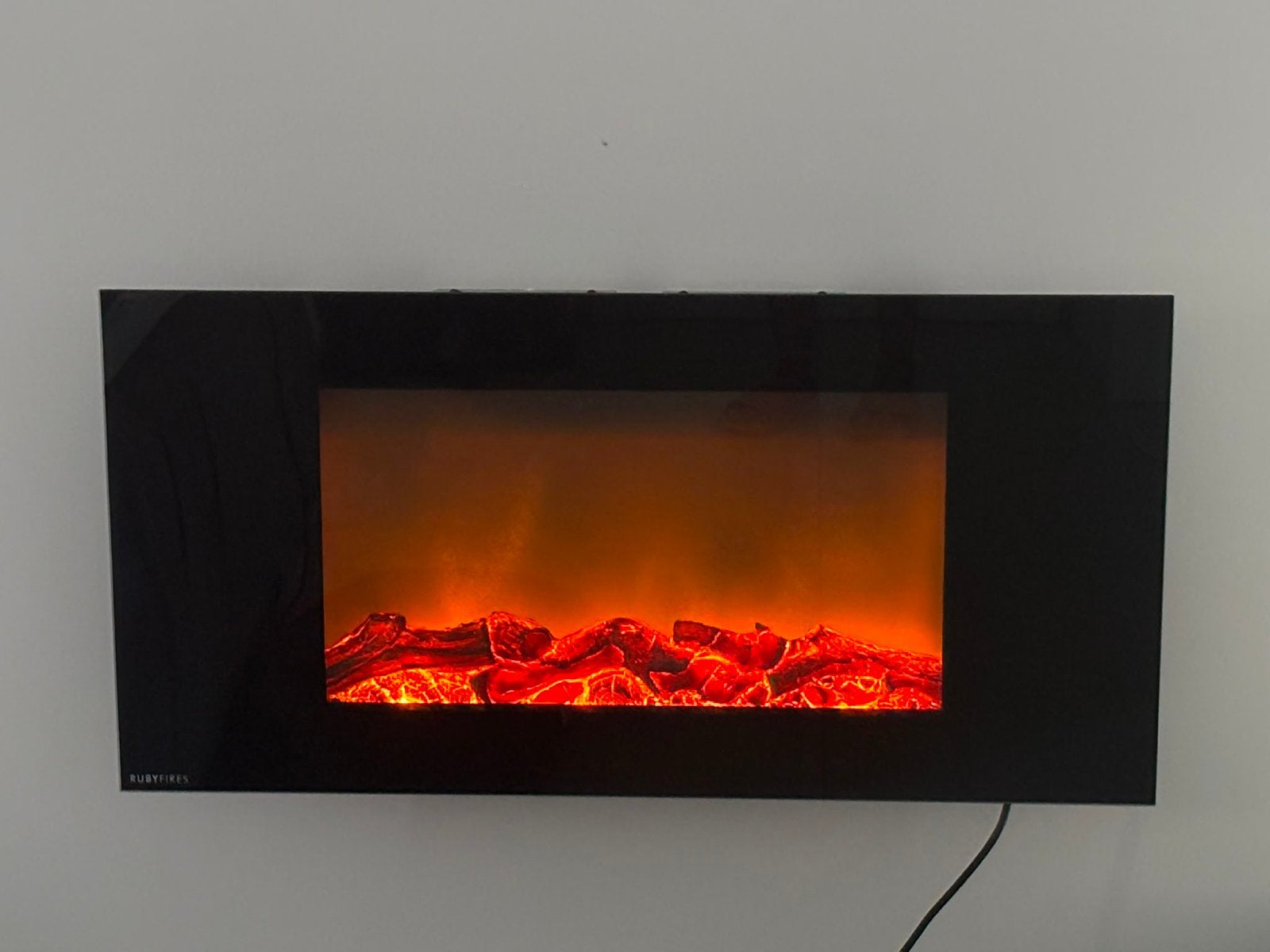 Ruby Fires elektrische inbouwhaard van 90 cm, Huis en Inrichting, Haarden, Ophalen, Zo goed als nieuw, Inbouwhaard