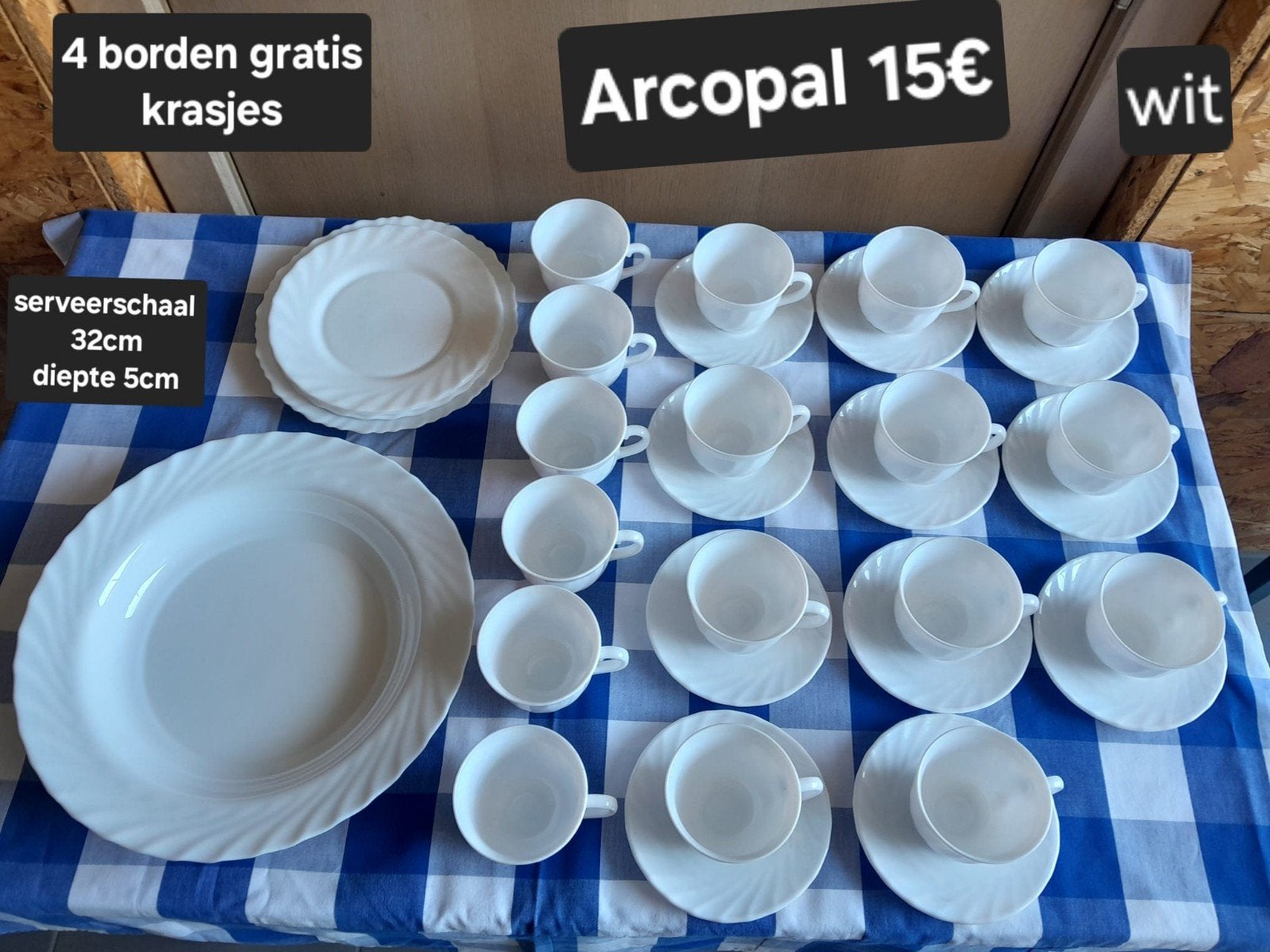 Arcopal servies, Huis en Inrichting, Ophalen