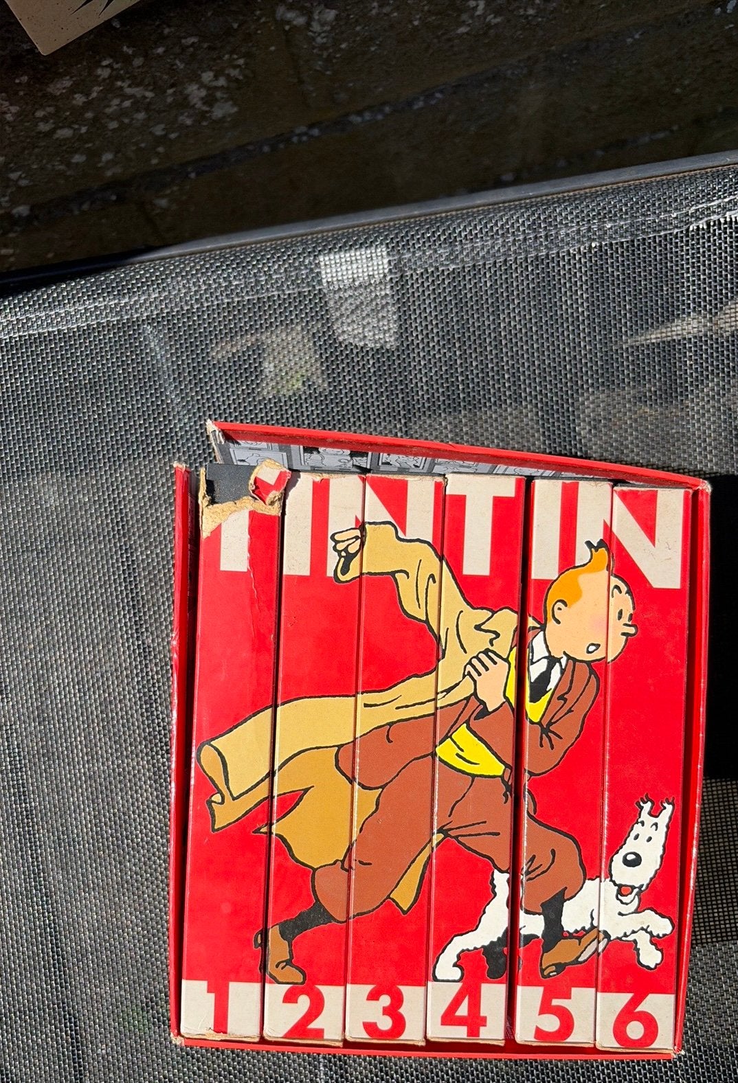 Coffret cassette tintin Hergé, Enlèvement, Utilisé