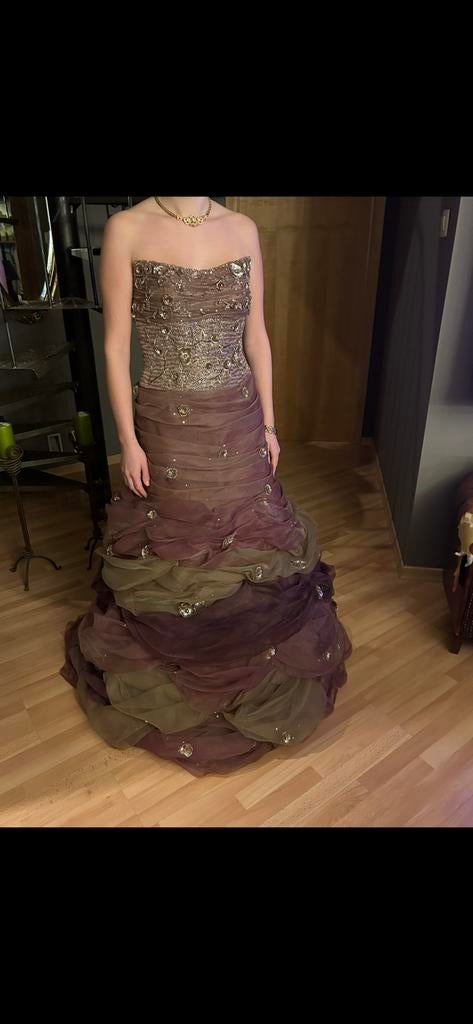 Designer trouwjurk mt 36/38, Ophalen, Overige typen, Overige kleuren, Nieuw