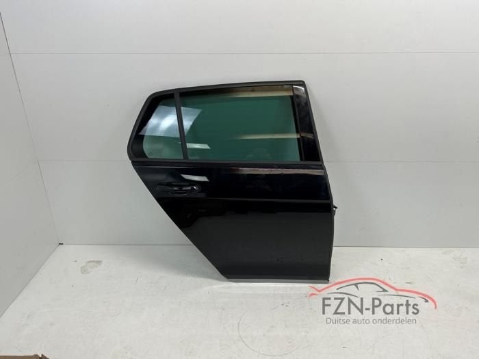 VW Golf 7 5G Portier Rechts-achter LC9X Zwart, Enlèvement ou Envoi, Utilisé, Arrière, Porte