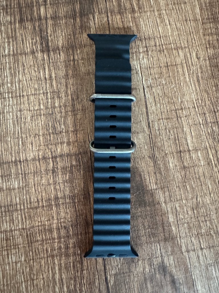 Apple Watch Ocean Band Blue, Handtassen en Accessoires, Activity trackers, Ophalen of Verzenden, Zo goed als nieuw, Blauw, IOS