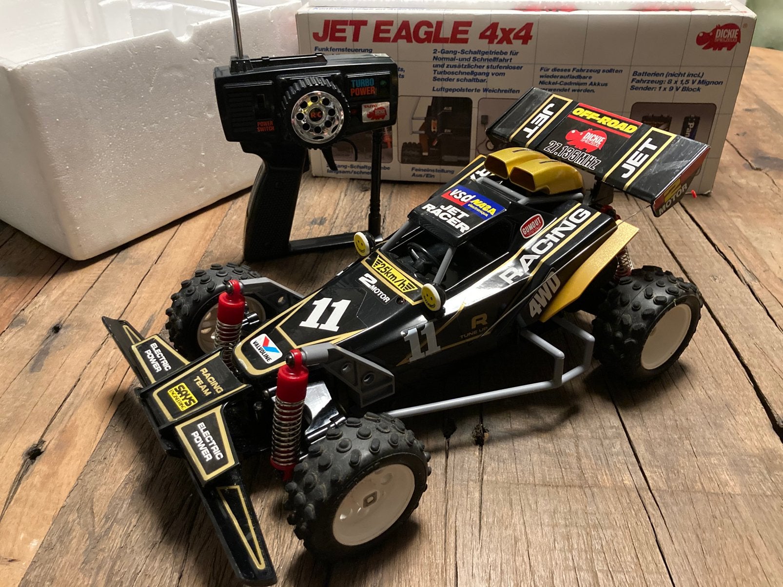 Taiyo jet eagle 4x4 vintage 80s r/c, Enlèvement, Utilisé, Électro, Voiture off road