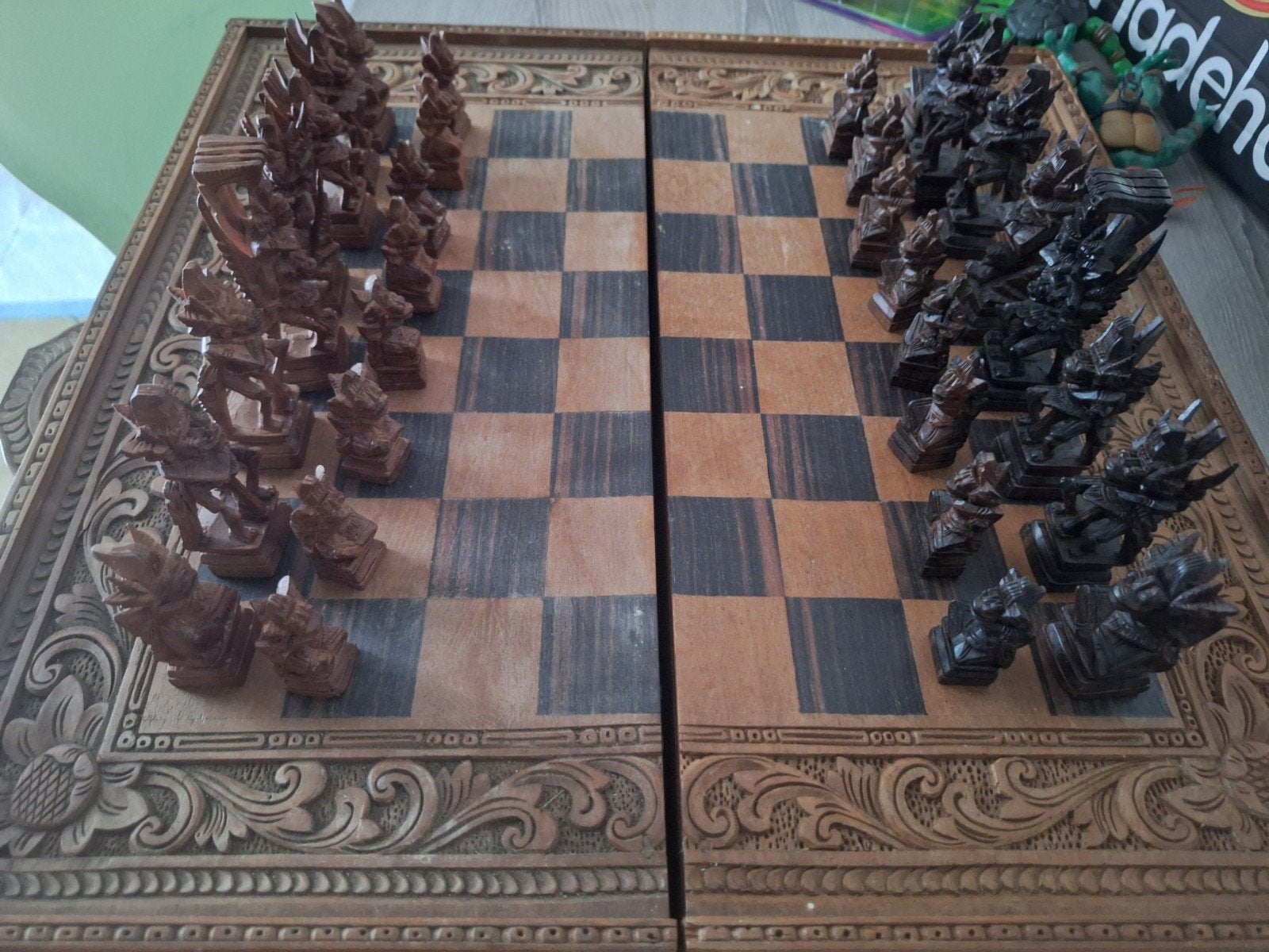 Houten schaakspel, Ophalen of Verzenden