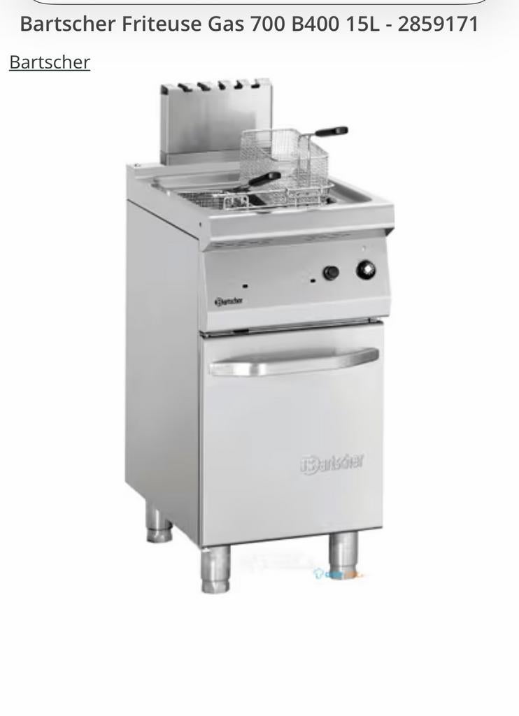 Friteuse 15l 2 paniers GAZ Bartscher serie 900, Articles professionnels, Enlèvement, Neuf, sans emballage, Cuisinière, Friteuse et Grils
