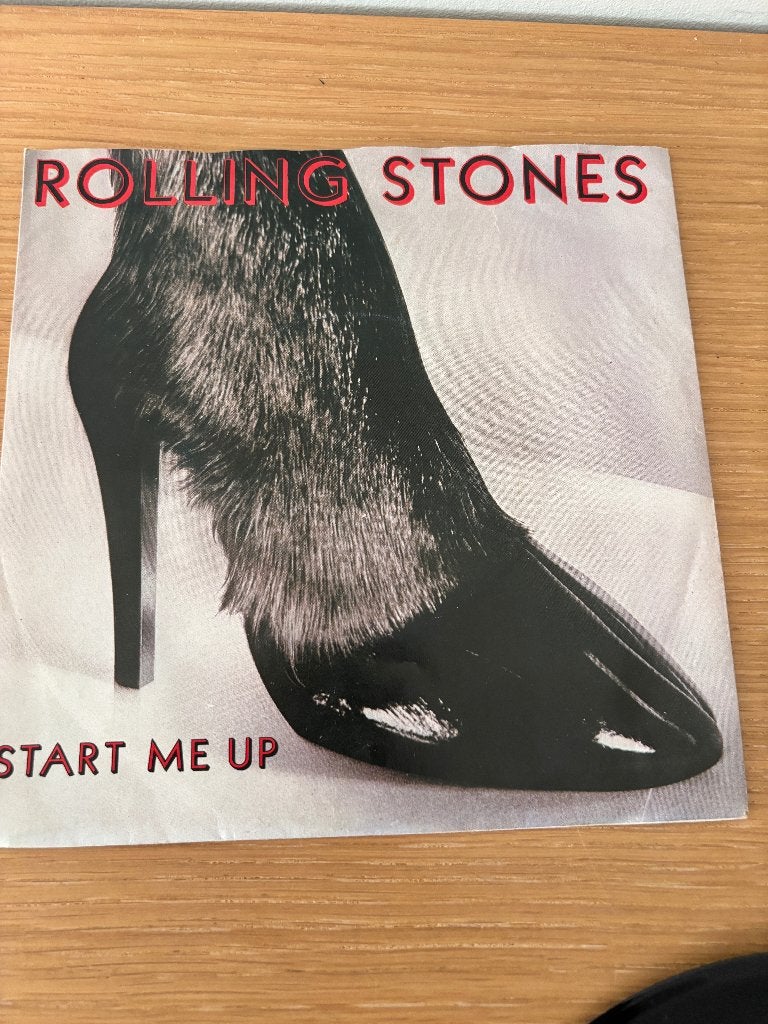 Single - Rolling Stones - Start me up, Cd's en Dvd's, Vinyl Singles, Gebruikt, Rock en Metal, LP, 7 inch, Ophalen of Verzenden