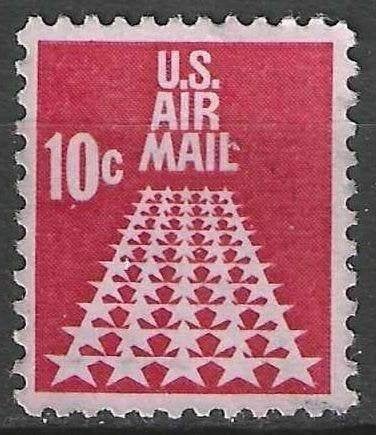 USA 1968 - Yvert 69PA - Autobaan met 50 sterren - 10 c. (ZG), Verzenden, Postfris