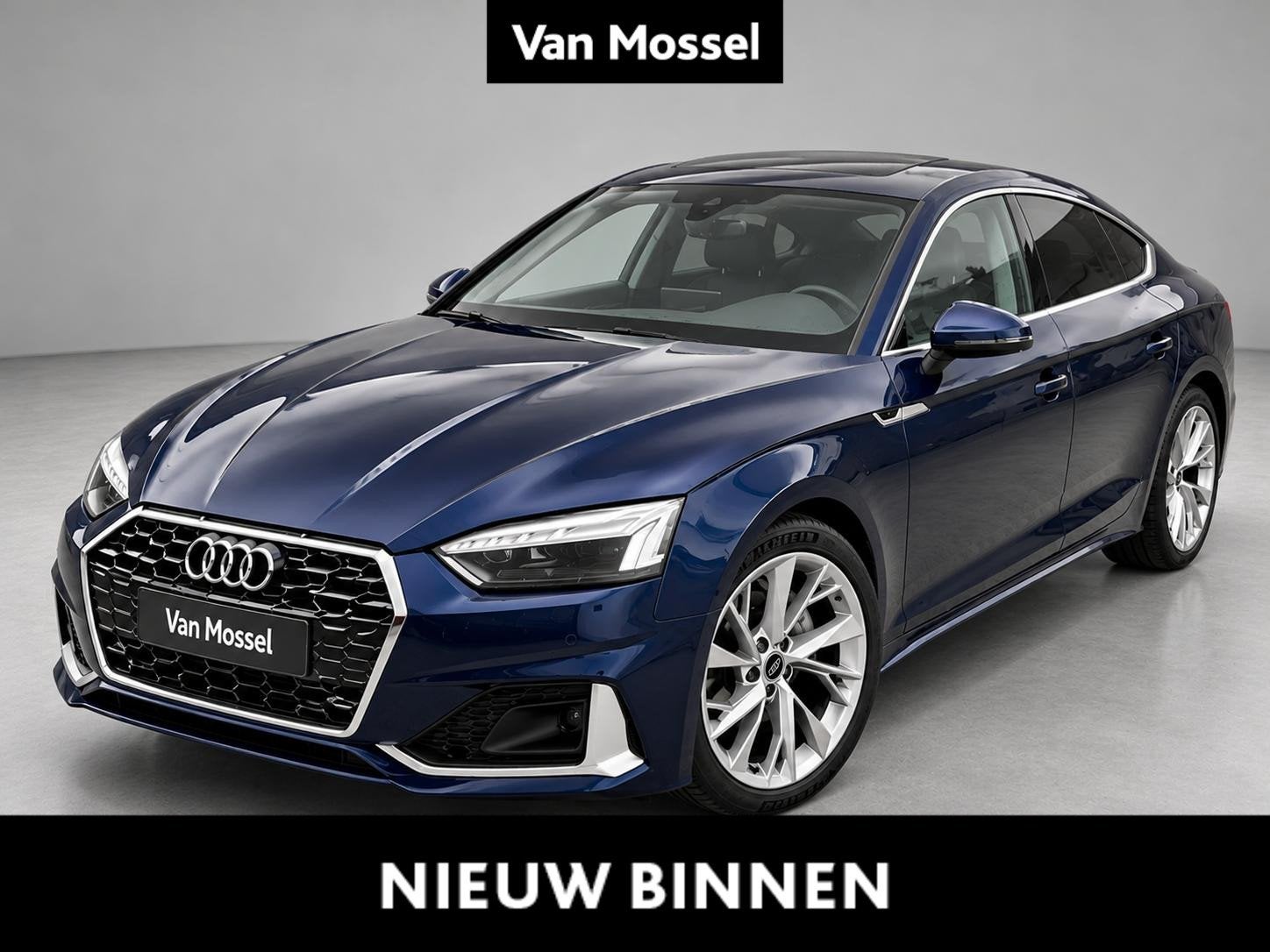 Audi A5 Sportback 40 TFSI S tronic Competition, Auto's, 4 zetels, Stof, Gebruikt, Zwart