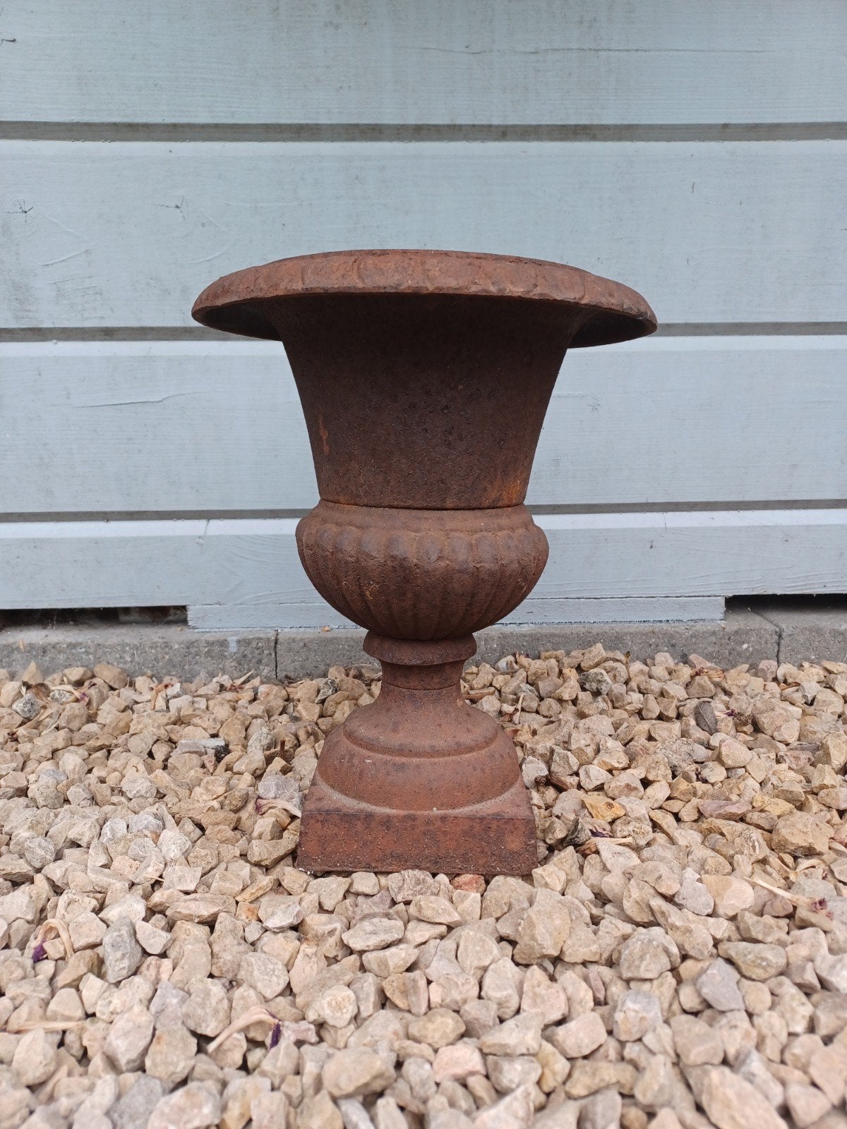 gietijzeren kelkvaas, Tuin en Terras, Ophalen of Verzenden