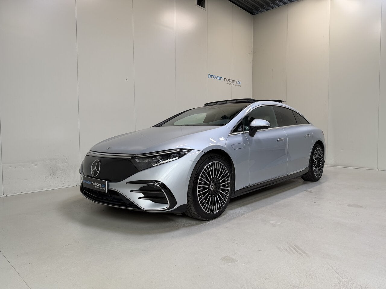 Mercedes-Benz EQS 450+ AMG Line - SoH 98,4% - 625 KM Range!, Autos, 0 kg, Argent ou Gris, 0 kg, Noir