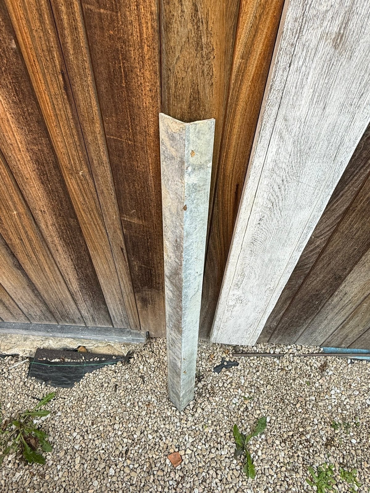 Gegalvaniseerd Hoekprofiel 80/80/8 120cm, Doe-het-zelf en Bouw, Ophalen, Gebruikt