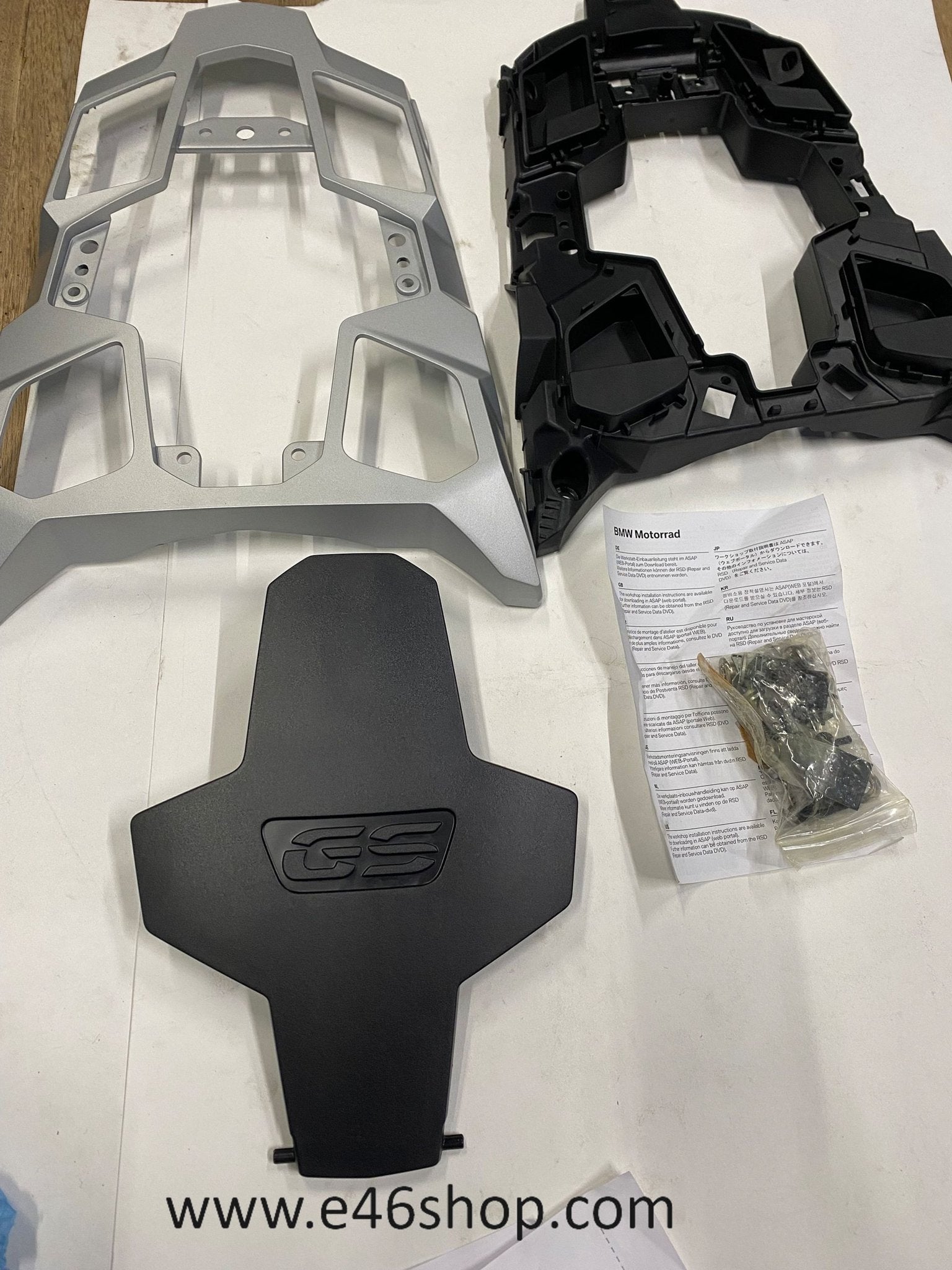 SET BAGAGE PLAAT BMW R1200 R1250 OE 77448523742 NIEUW, -, -, Nieuw, Ophalen of Verzenden