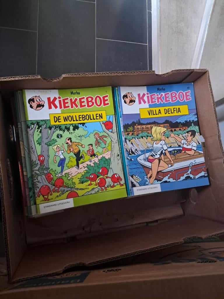 Kiekeboe strips, Ophalen